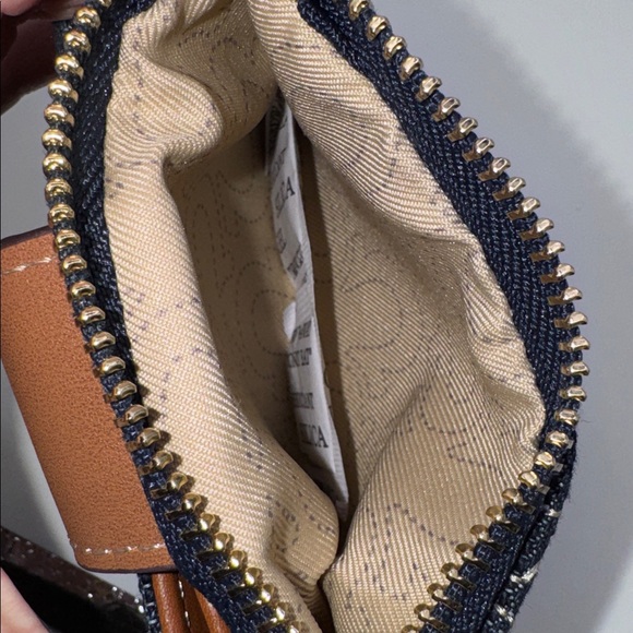 True Religion Denim and Brown Small Wallet - Picture 5 of 6